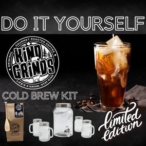 ESPRESSO BLEND - KIND GRINDS 4L COLD BREW COFFEE KIT - 5PC Mason Set