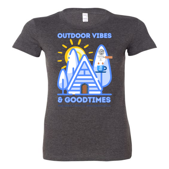 OUTDOOR VIBES & GOODTIMES - (LADIE'S)  Bella & Canvas T-SHIRT