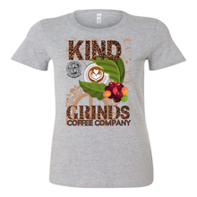 Load image into Gallery viewer, Kind Grinds Fresh Cherries - (LADIE&#39;S)  Bella &amp; Canvas T-SHIRT