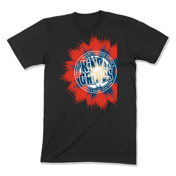 Kind Grinds Psychedelic Trees - MEN'S T-SHIRT - BELLA & CANVAS