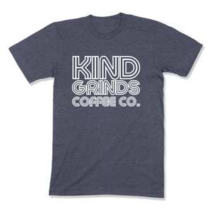 KIND GRINDS COFFEE CO. - "FUNKY FRESH FONT" - MEN'S T-SHIRT - BELLA & CANVAS