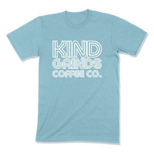 KIND GRINDS COFFEE CO. - "FUNKY FRESH FONT" - MEN'S T-SHIRT - BELLA & CANVAS