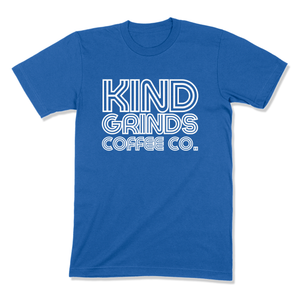 KIND GRINDS COFFEE CO. - "FUNKY FRESH FONT" - MEN'S T-SHIRT - BELLA & CANVAS