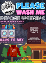 Load image into Gallery viewer, KIND GRINDS COFFEE CO. - &quot;FUNKY FRESH FONT&quot; - MEN&#39;S T-SHIRT - BELLA &amp; CANVAS