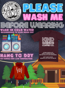 KIND GRINDS COFFEE CO. - "FUNKY FRESH FONT" - MEN'S T-SHIRT - BELLA & CANVAS